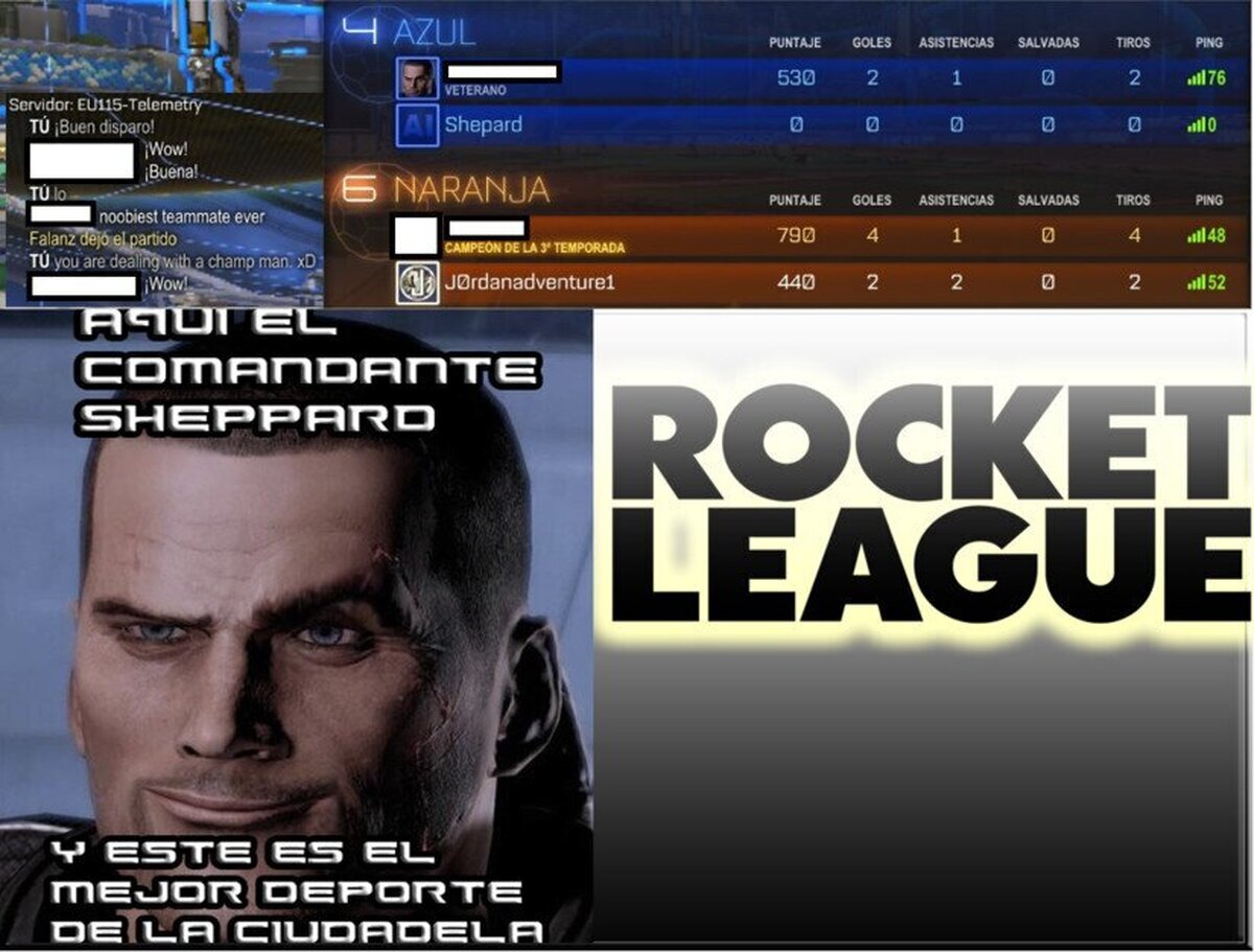 Al parecer a Shepard le gusta rocket league