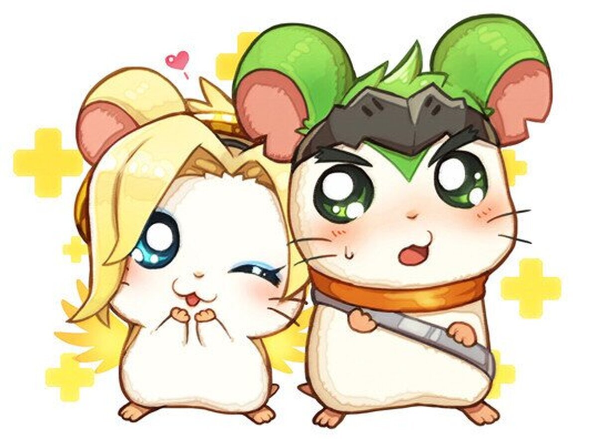 Un fan art refencia a Hamtaro , por アスパラガス 