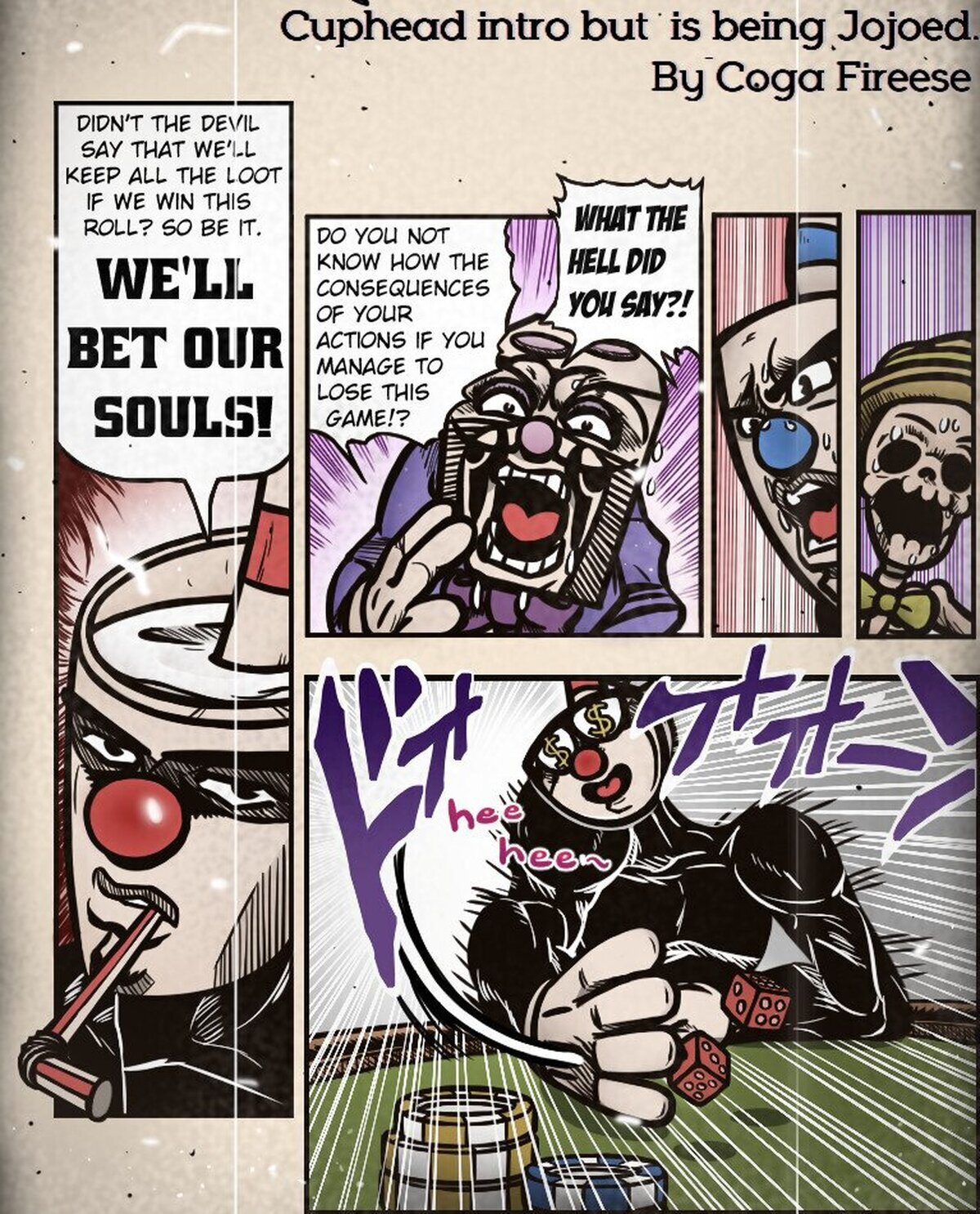 Cuphead Bizarre Adventures