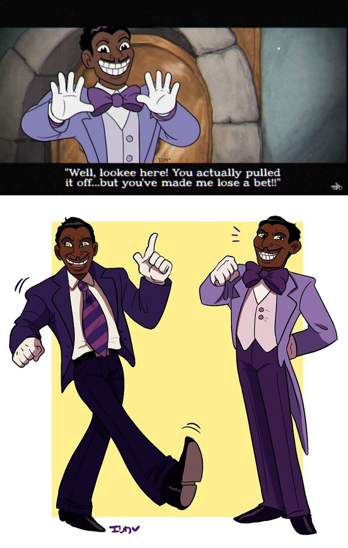 King dice se ve muy raro humanizado