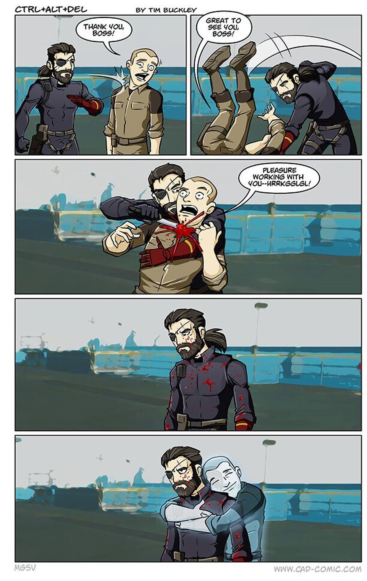 Hasta despues de la muerte aman a snake por ctrl+alt+del/cad-comic