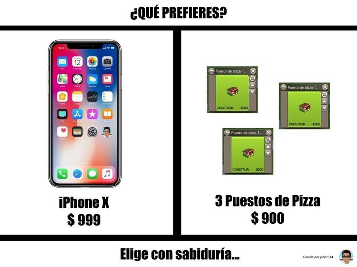 ¿Qué prefieres? iPhone X Vs. ...