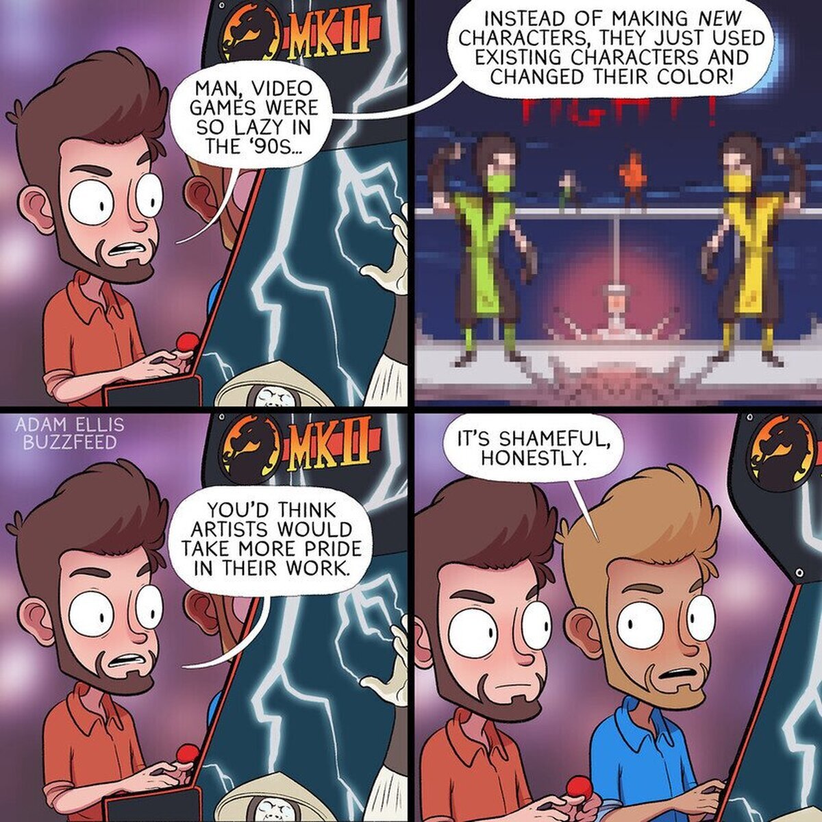 Pero que flojos. Por Adam Ellis