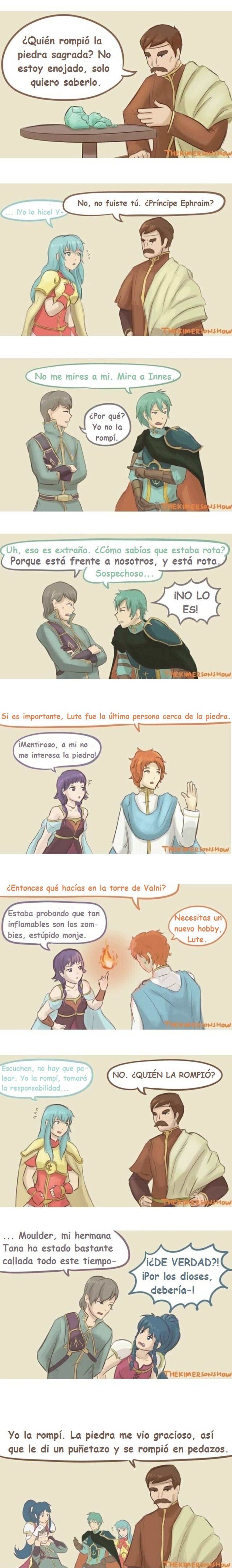 ¿Quién rompió la piedra sagrada?