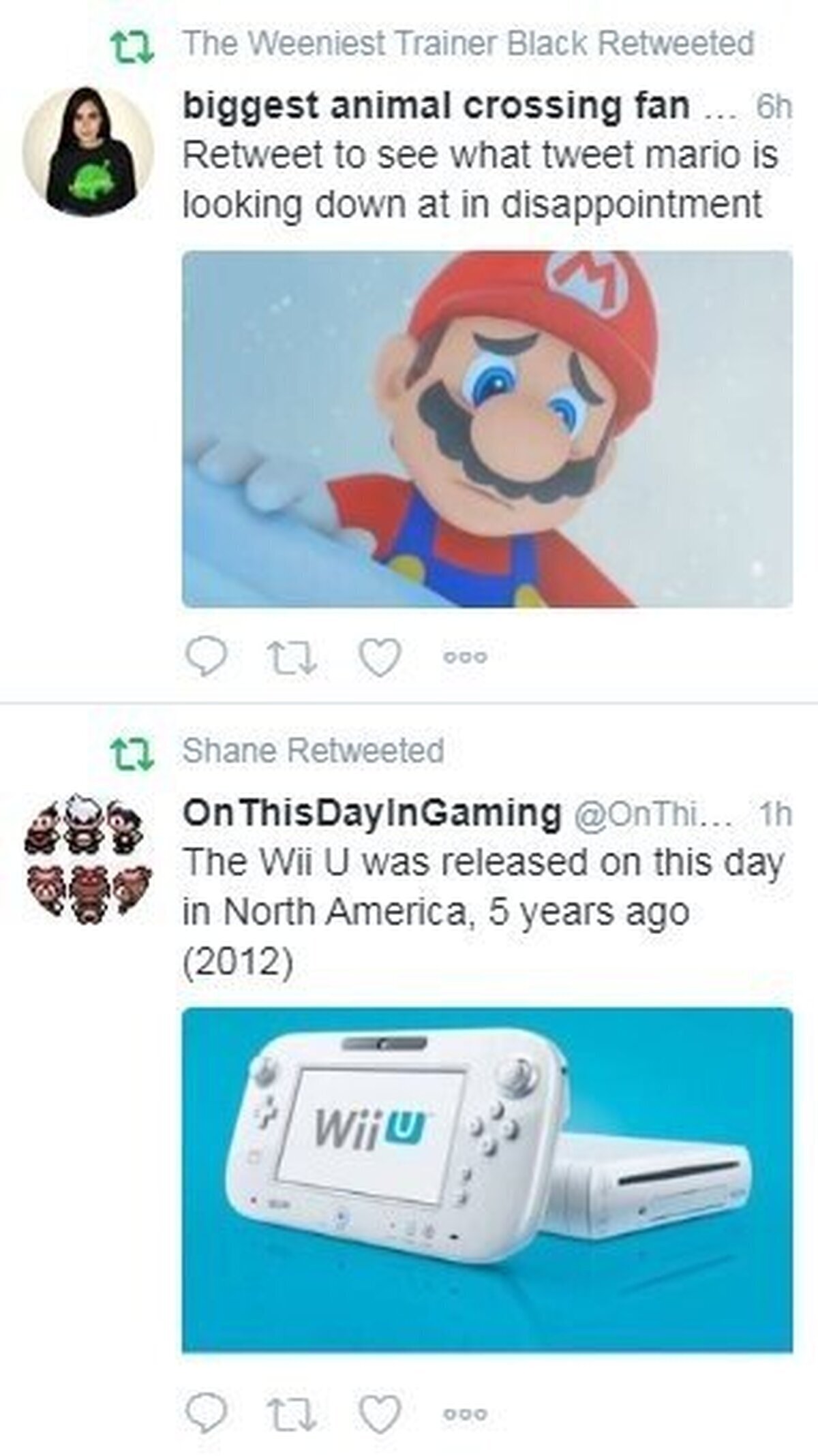 Mario esta decepcionado con WiiU