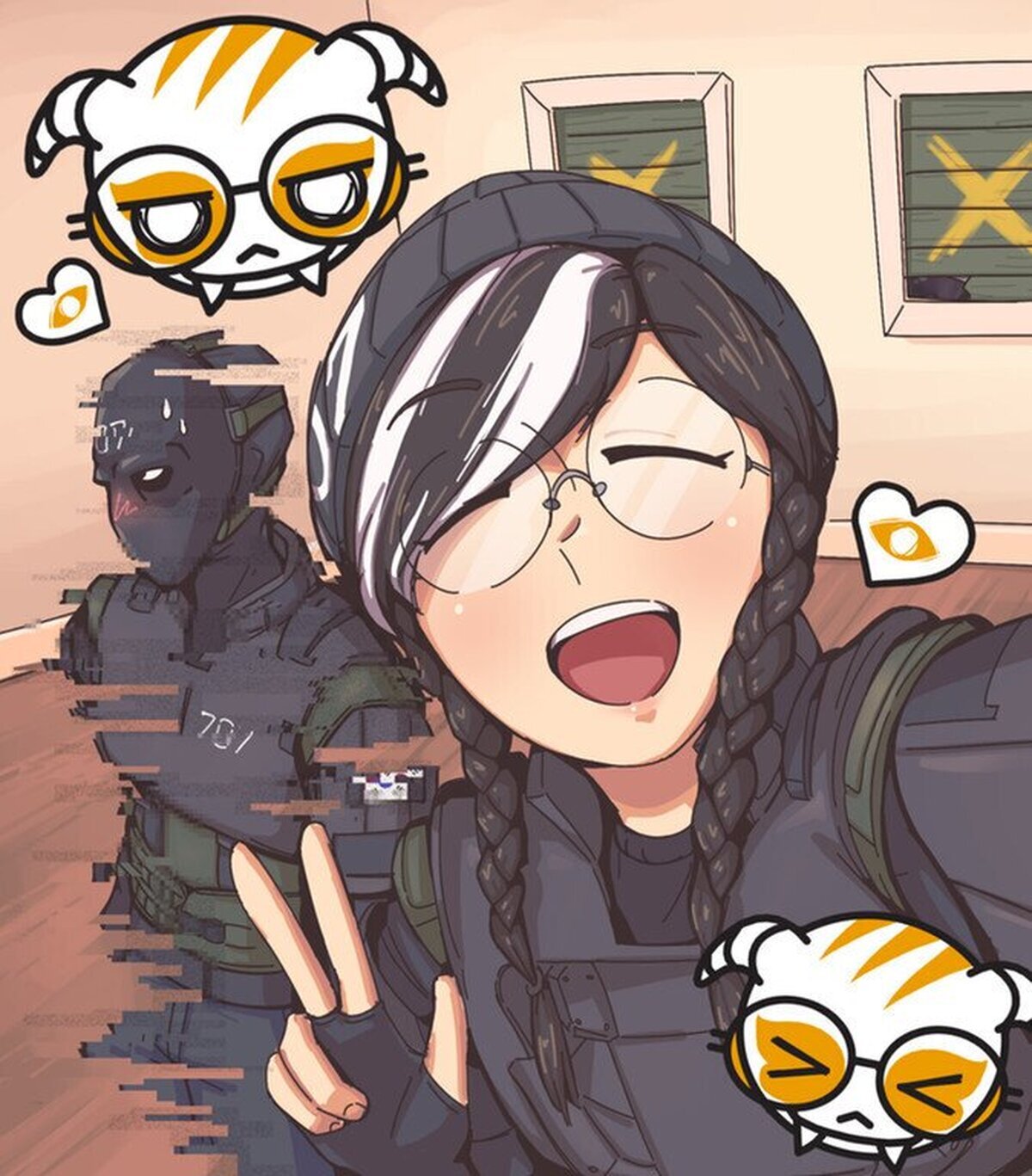 Dokkaebi y Vigil se hacen Selfie