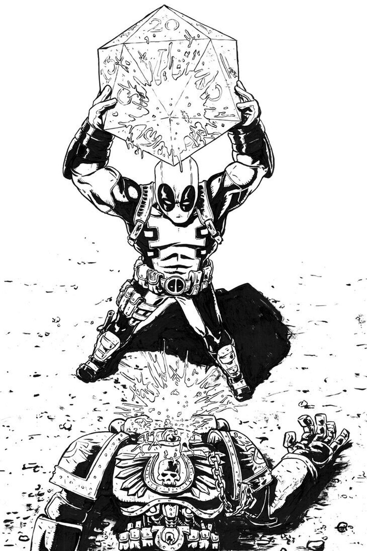 Deadpool vs Warhammer 40k todo sabíamos que llegaria