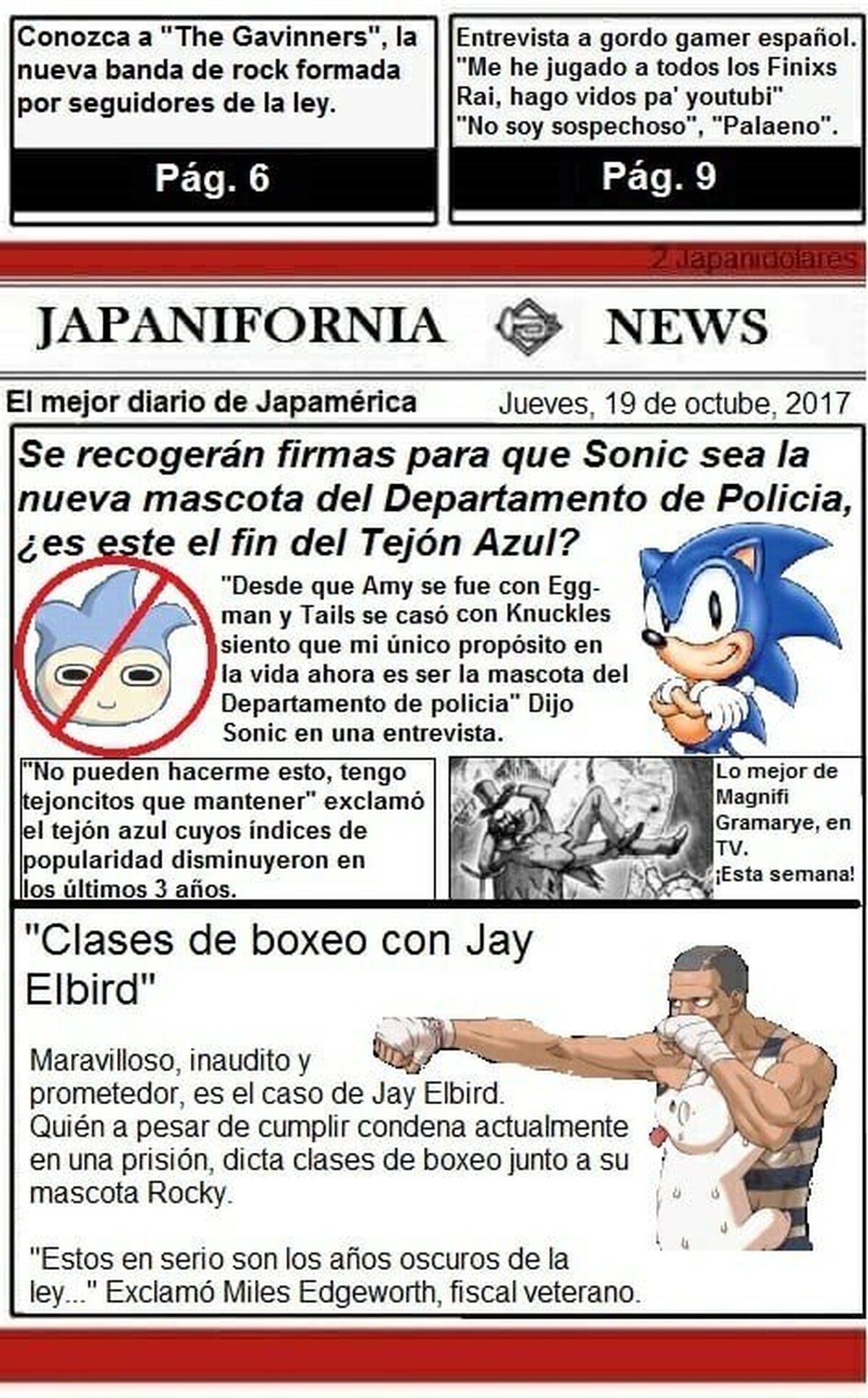 Otro dia en el diario de japonifornia