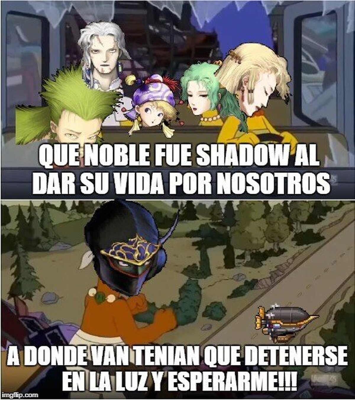 [SPOILER FFVI] ¿cuantos de ustedes sabían que se podía salvar a shadow en la primera partida?