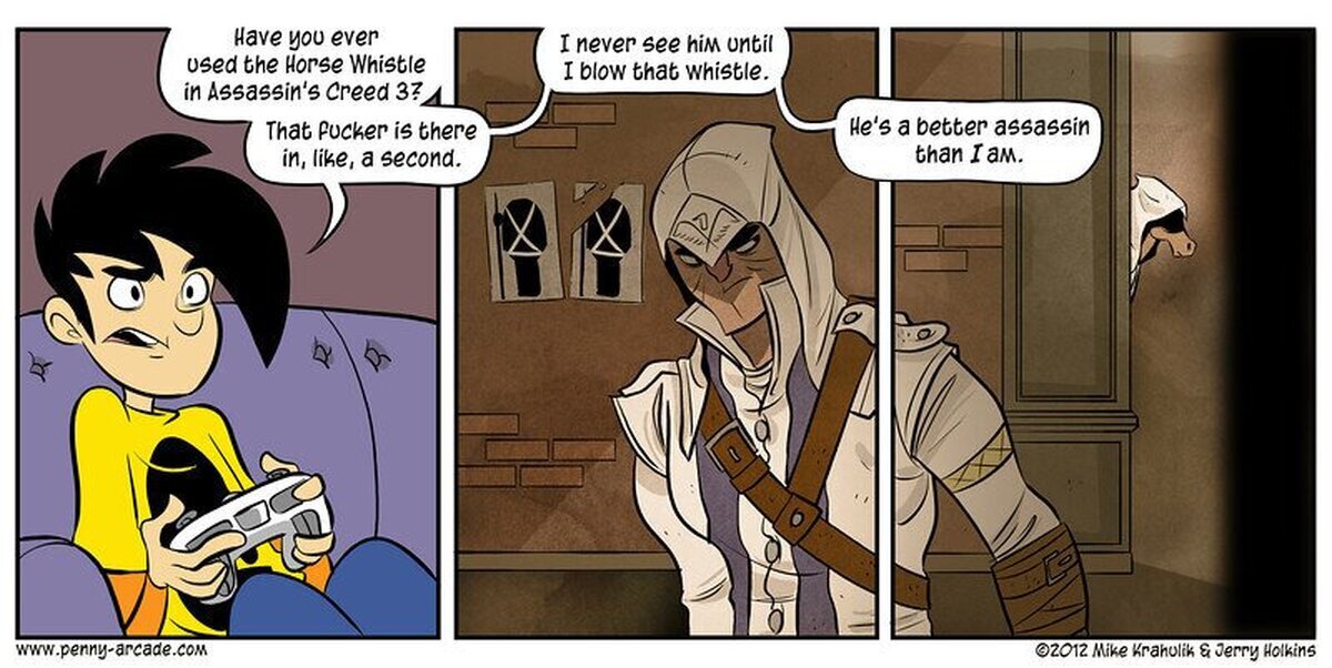 El caballo asesino--hecho por penny arcade/krahulik