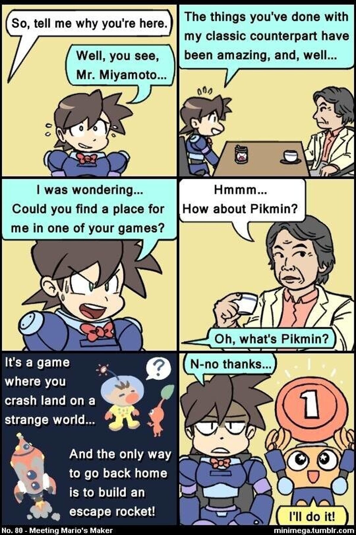 Después de lo que pasó la ultima vez dudo mucho que quiera estar en un juego así. Por Minimega