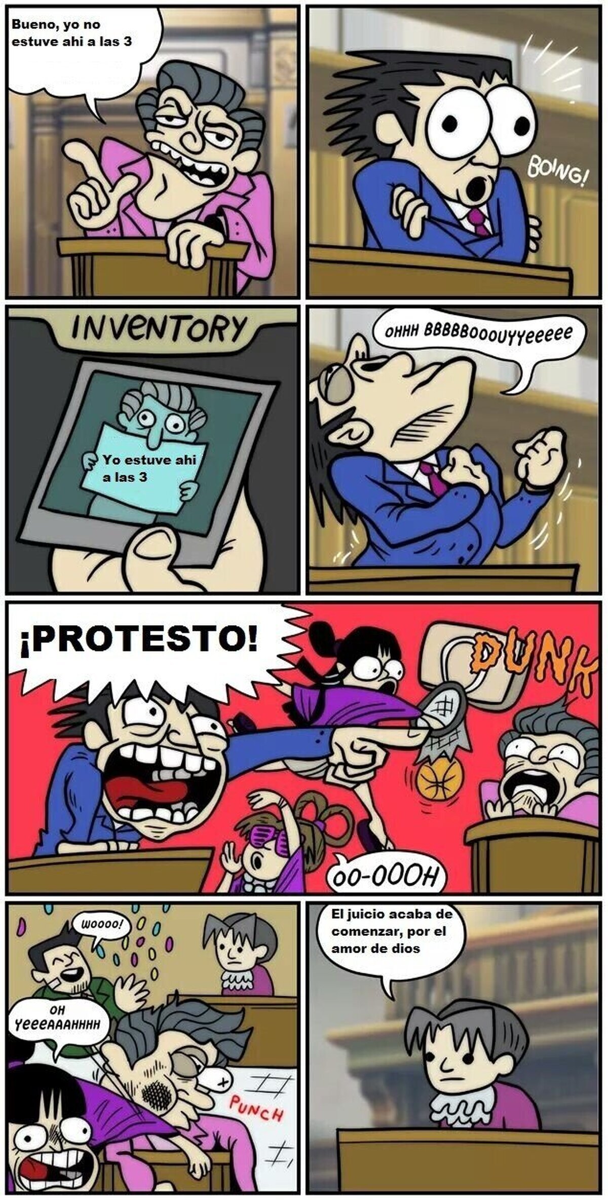 Un día normal en Ace Attorney