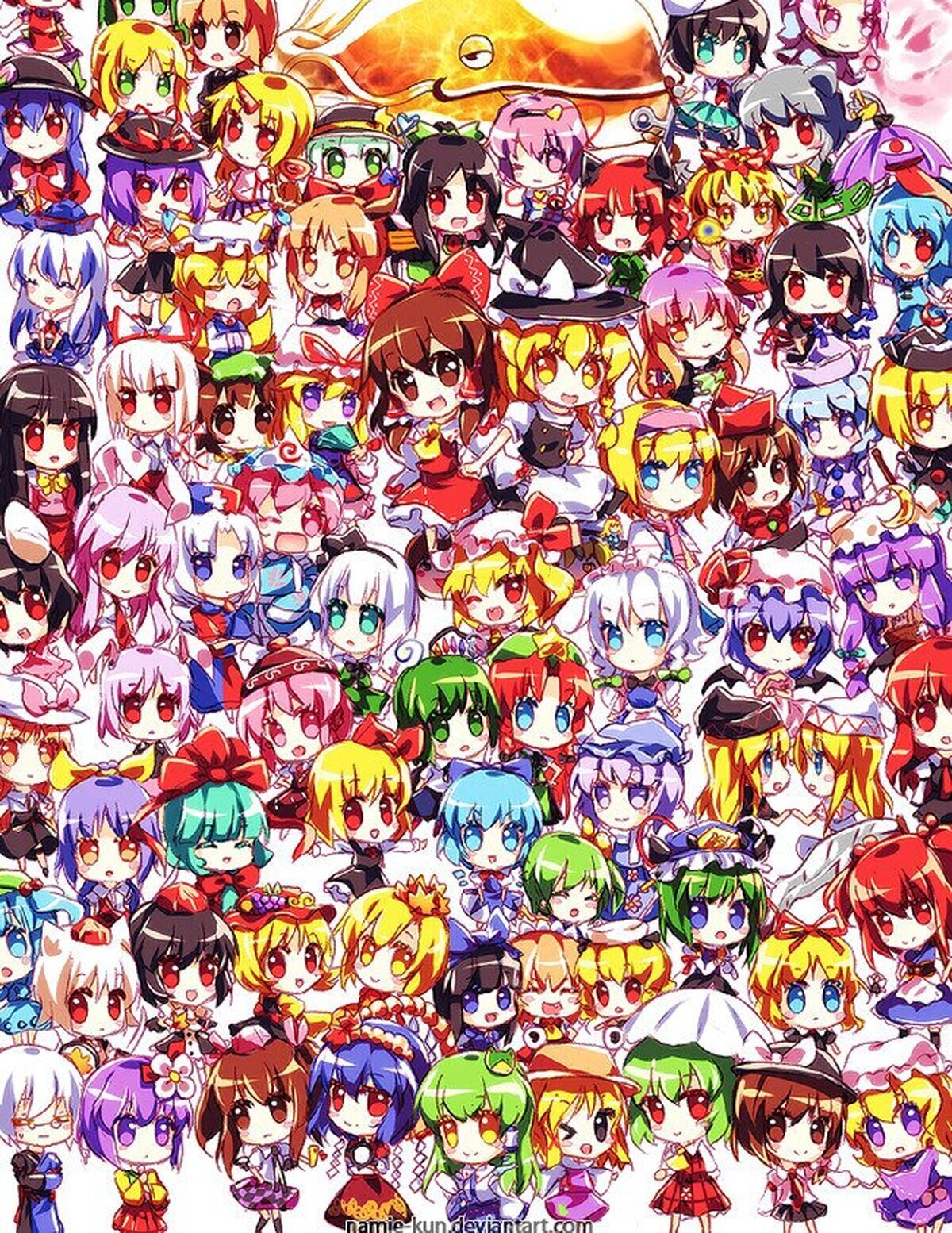 Elenco Touhou Proyect