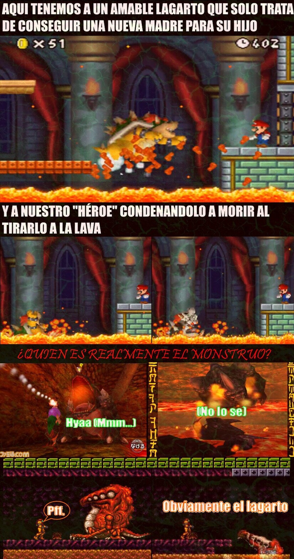Los de Nintendo a veces son algo sádicos