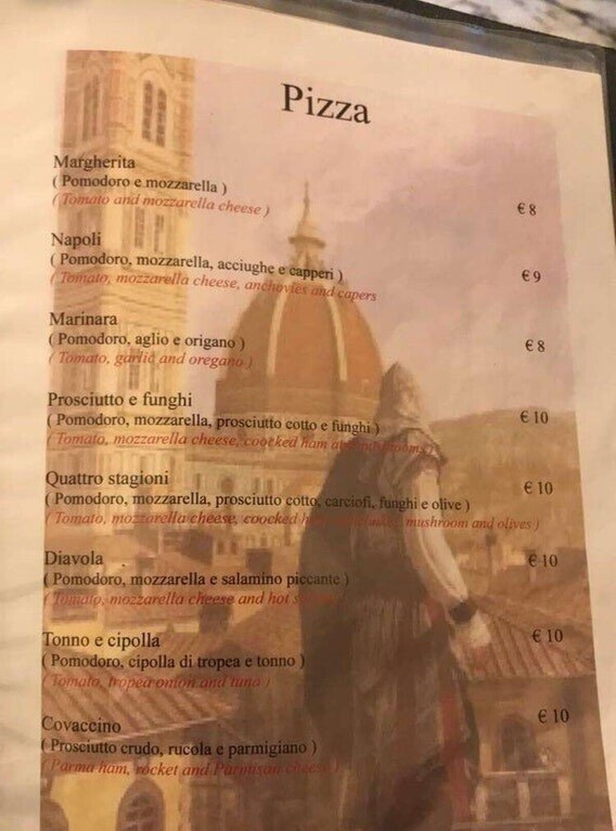 Algo me dice que en esta pizzeria han jugado a Assassin's Creed