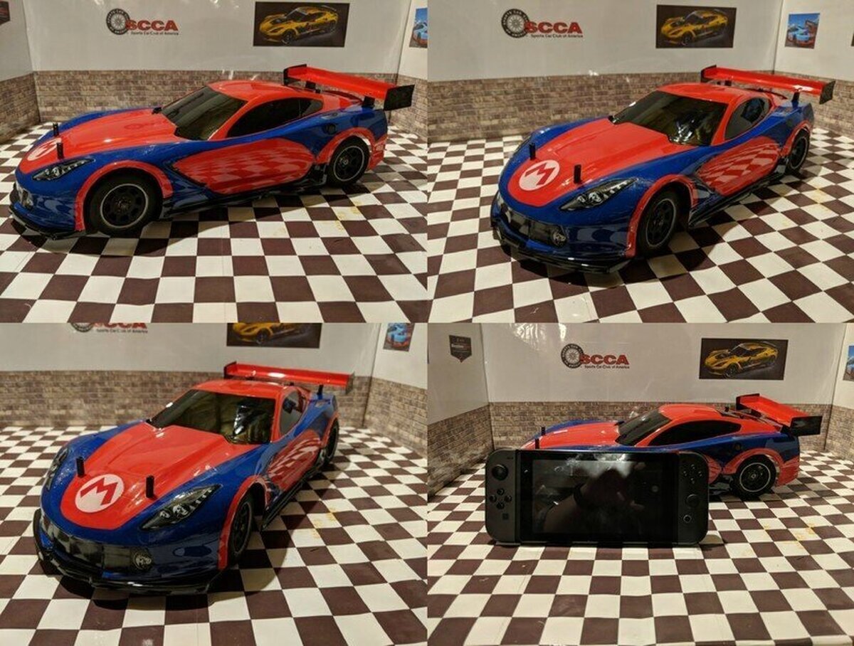 Un fan recrea el coche de Mario de Rocket league en la vida real