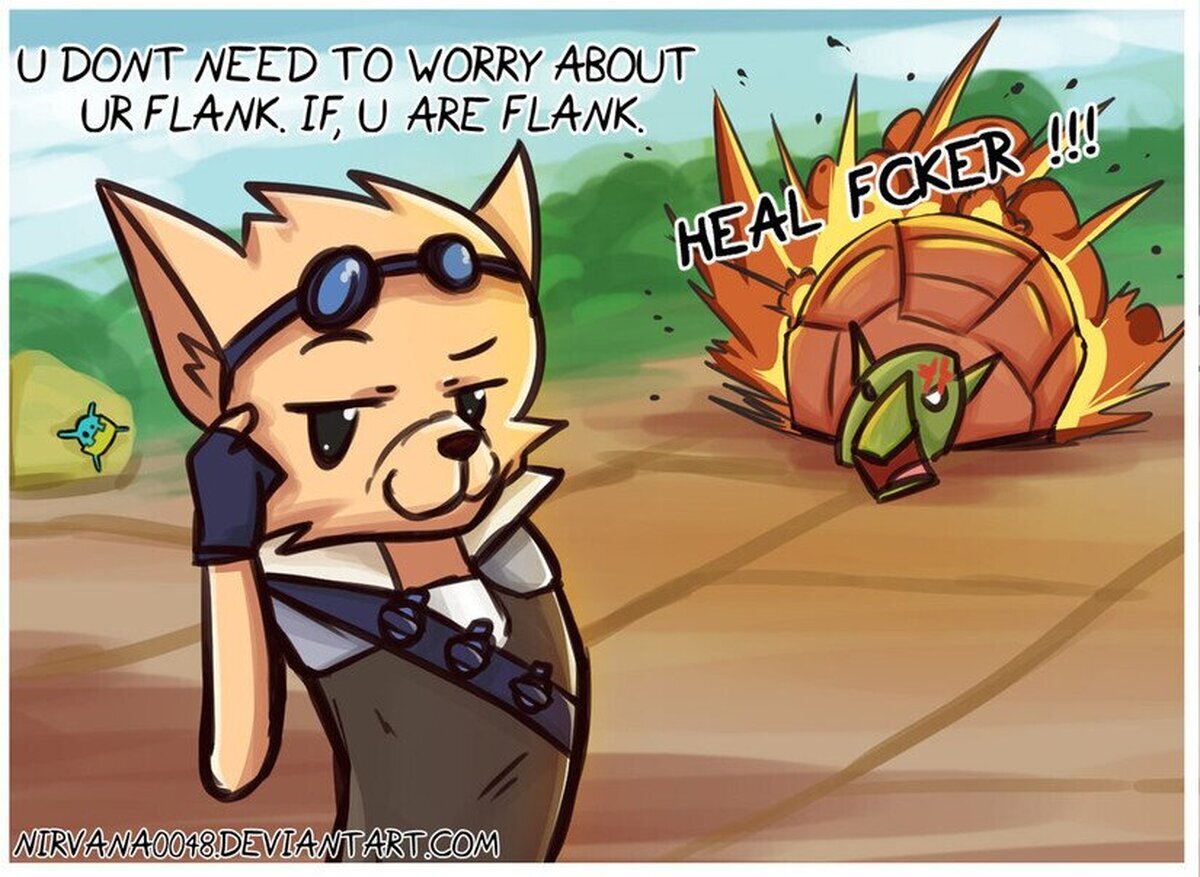 ¿Healer? ¿Que healer? Yo soy flanco de incognito
