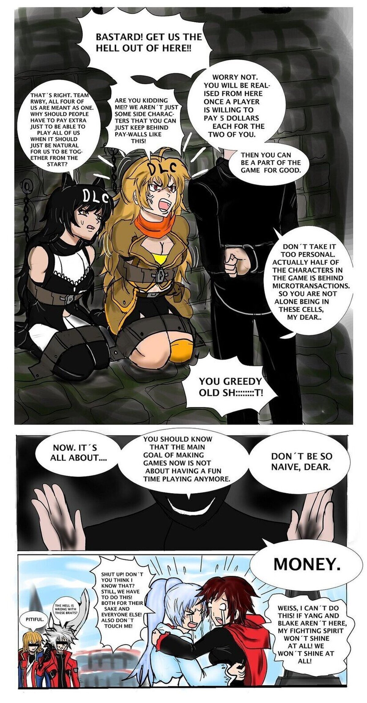 Un auténtico problema que sus amigas sean DLC.  Por Dimitri100