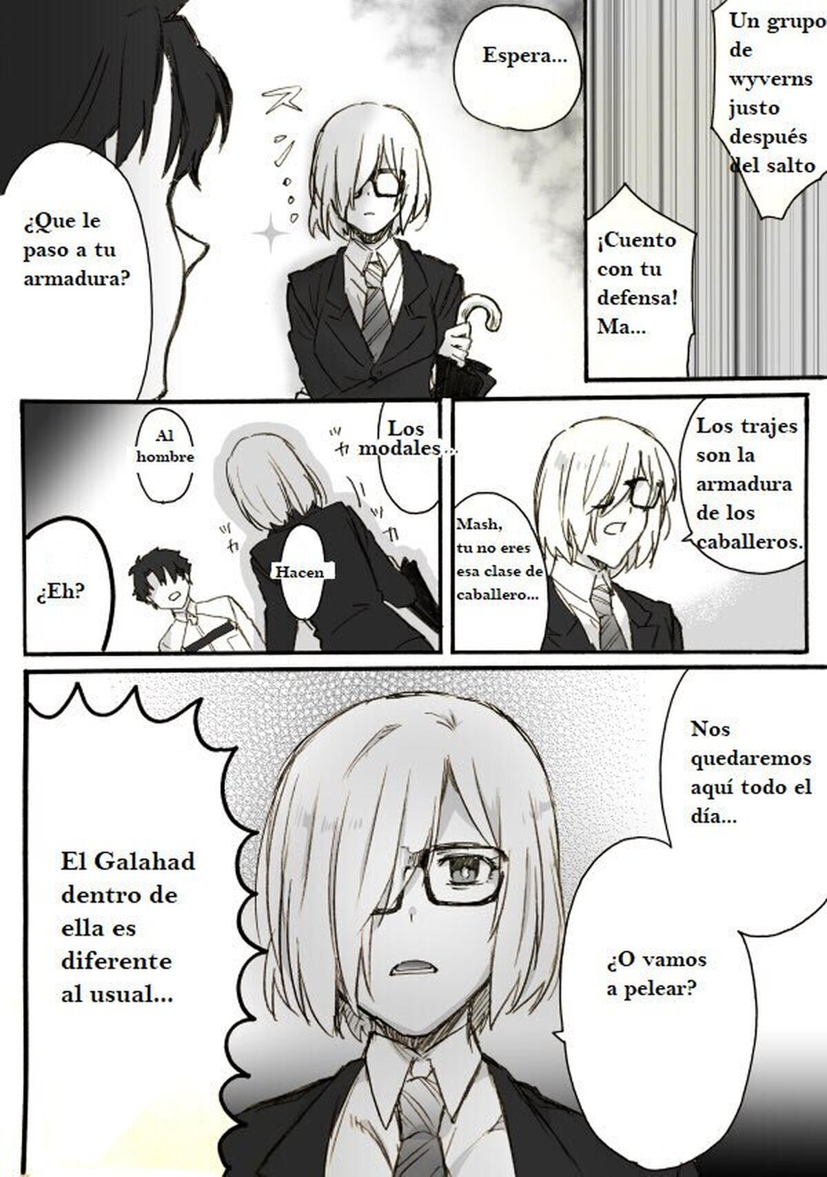 Kingsman x Fate GO [Leer de izq a der]