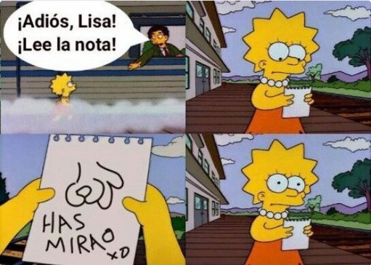 Lisa ha terminado picando