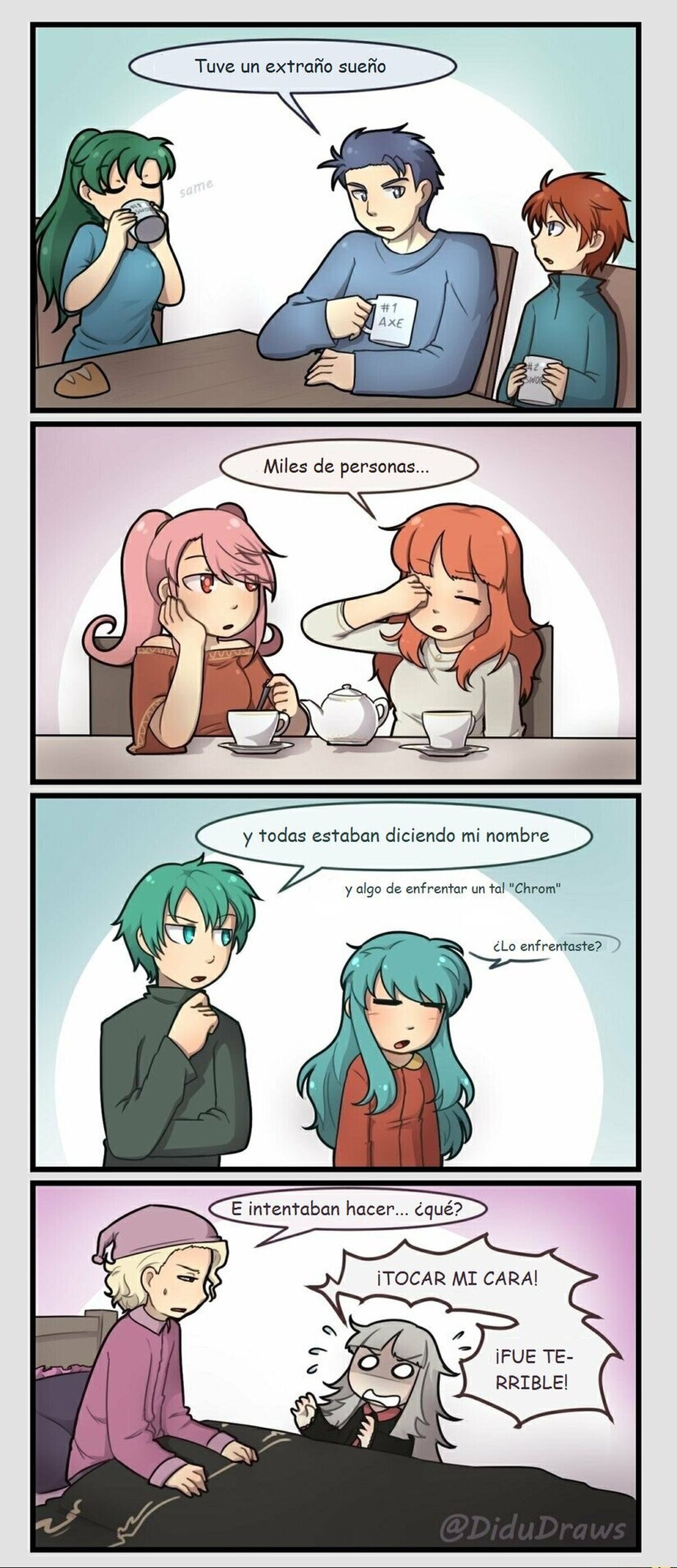 Ellos ya saben lo que pasará. Por DiduDraws