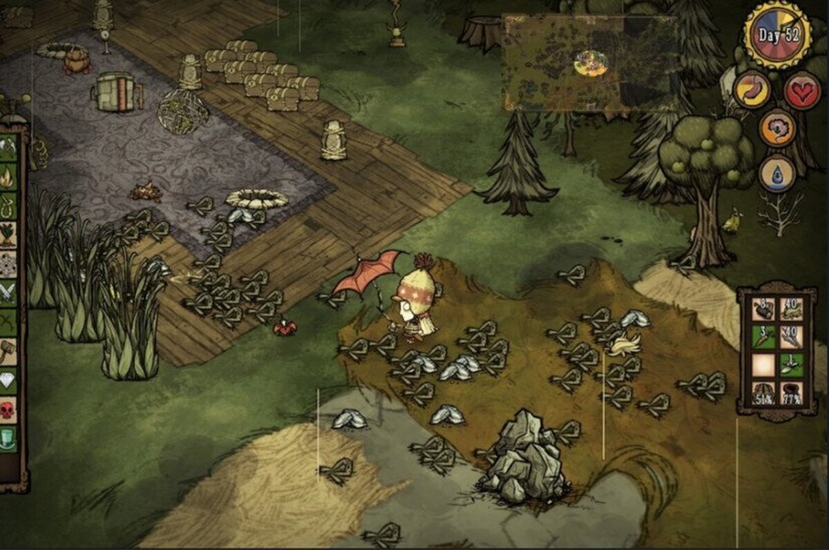 Cuando llueven ranas en don't starve...