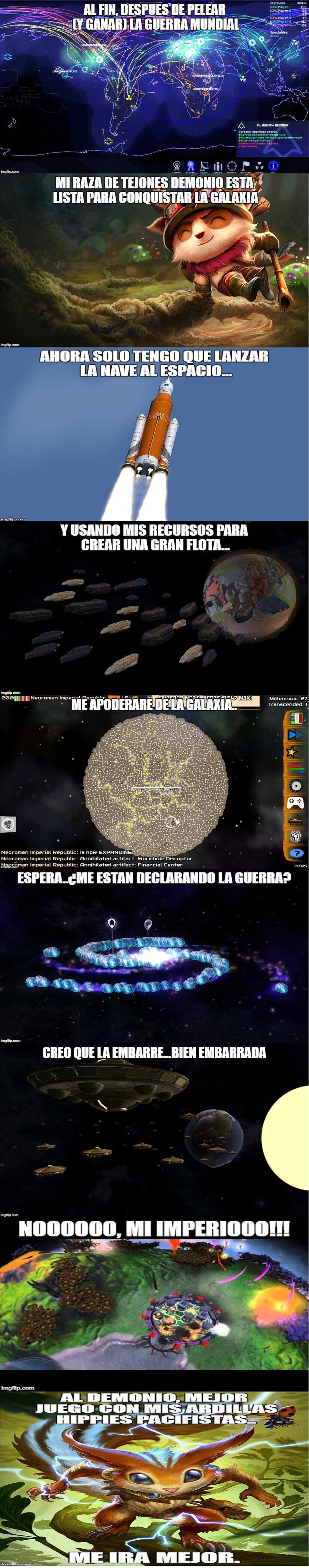 La tipica partida de Spore