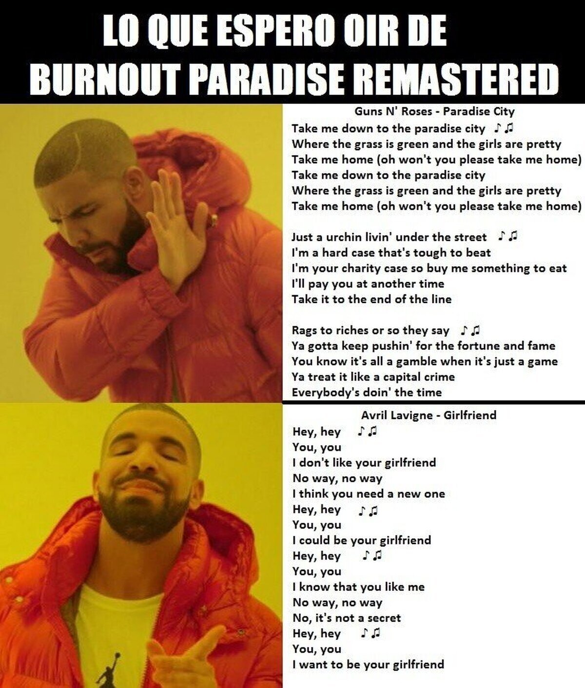 La canción equivocada en el juego equivocado puede cambiar el rumbo del juego