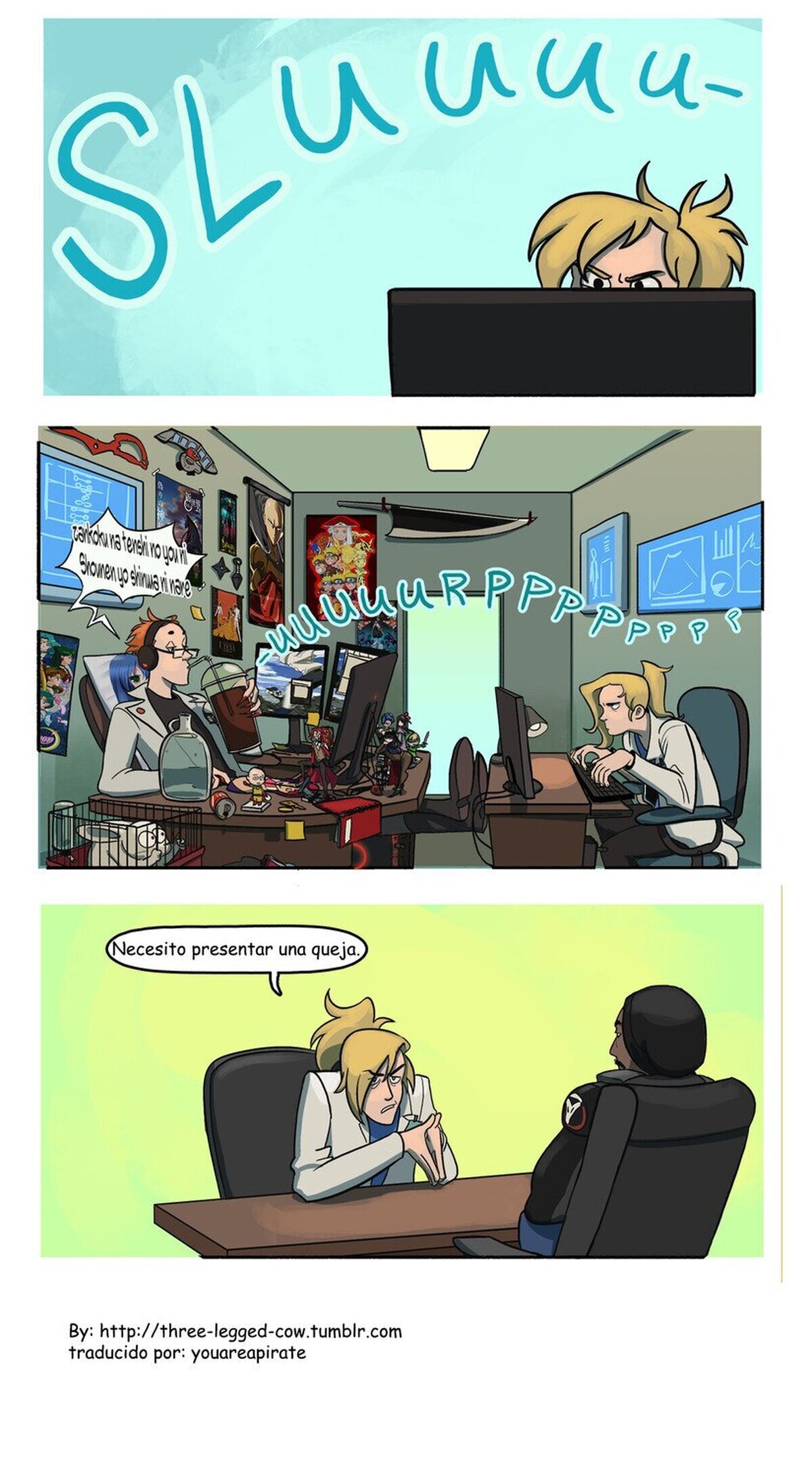 El ambiente del trabajo.