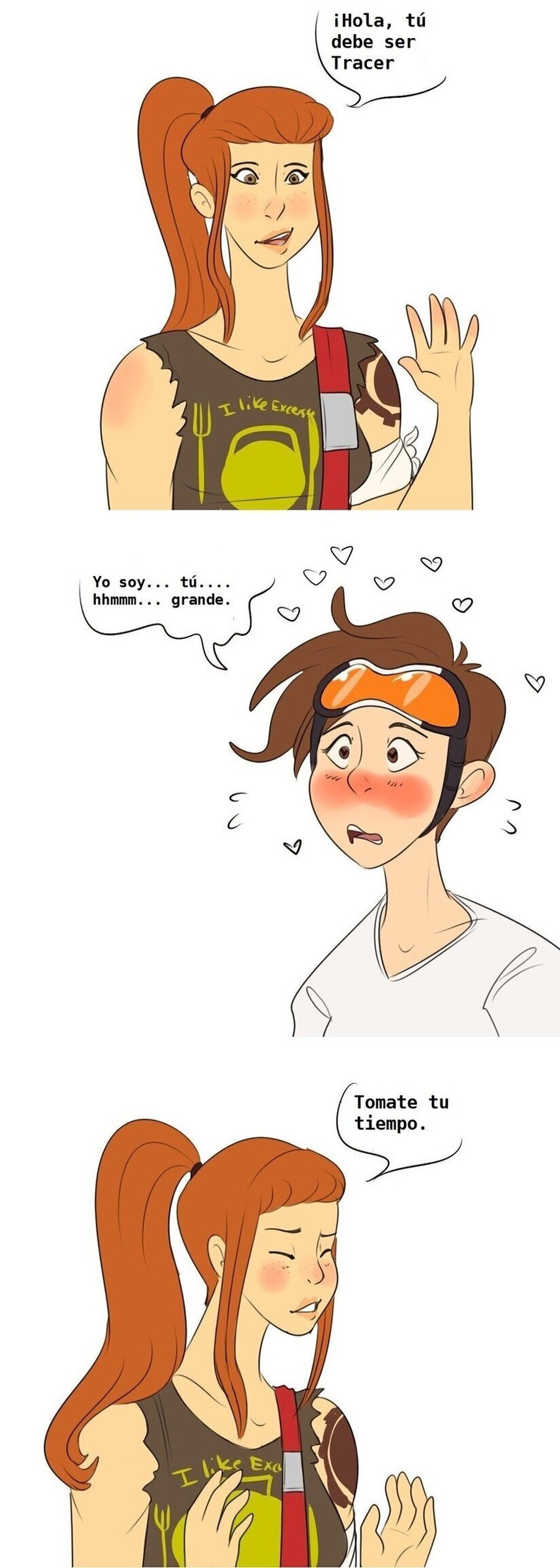Tracer conoce a Brigitte.