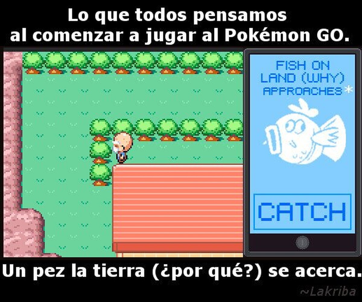Para luego ver a un Charmader salir en el agua