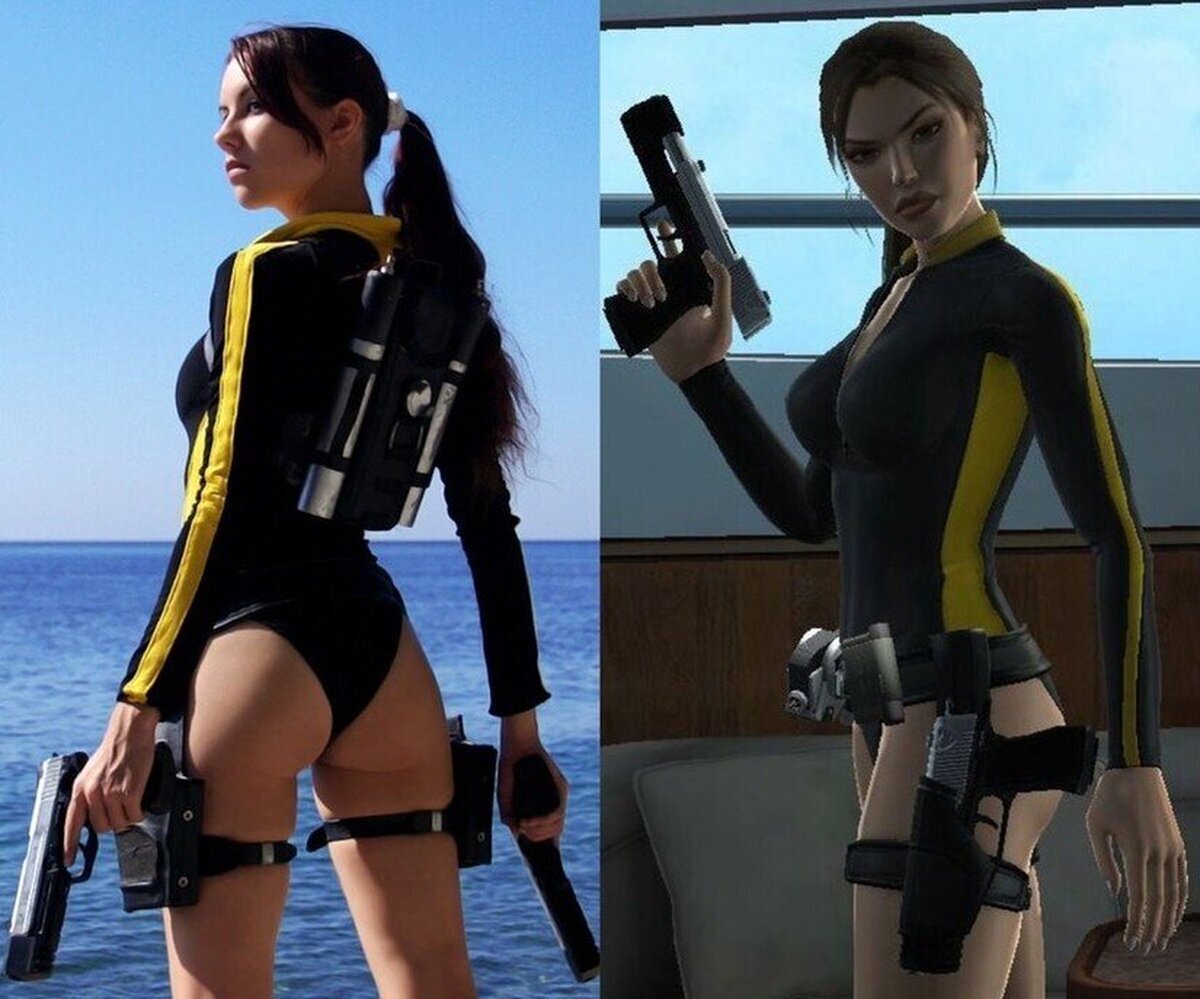 Cosplay de Lara Croft en Tomb Raider Underworld