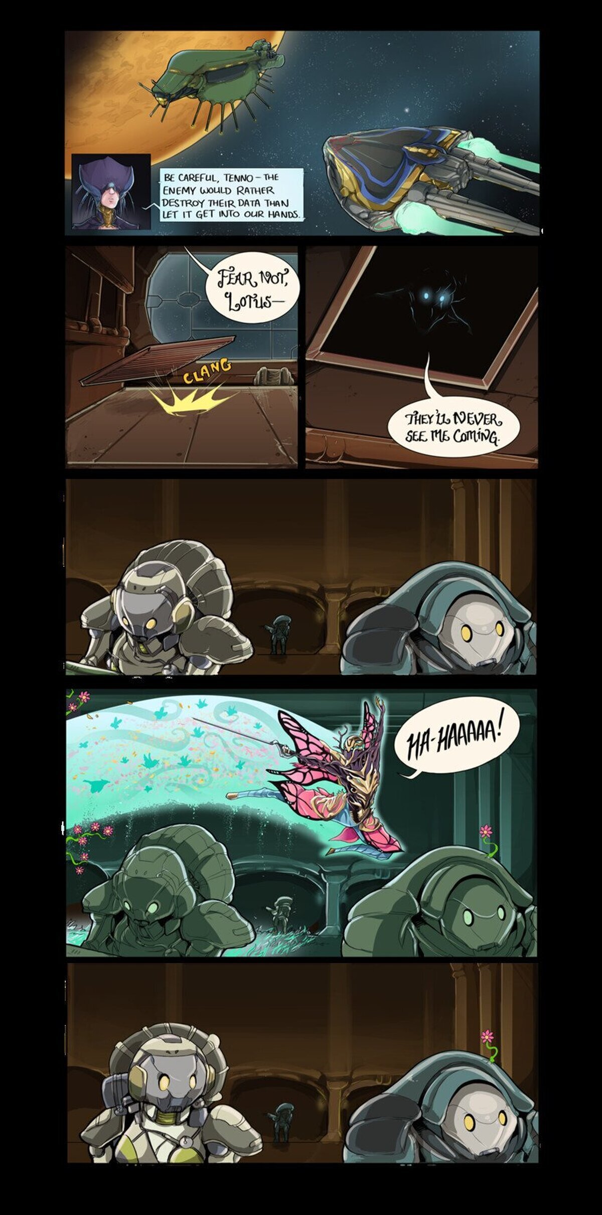 El arte del sigilo y del espionaje en Warframe