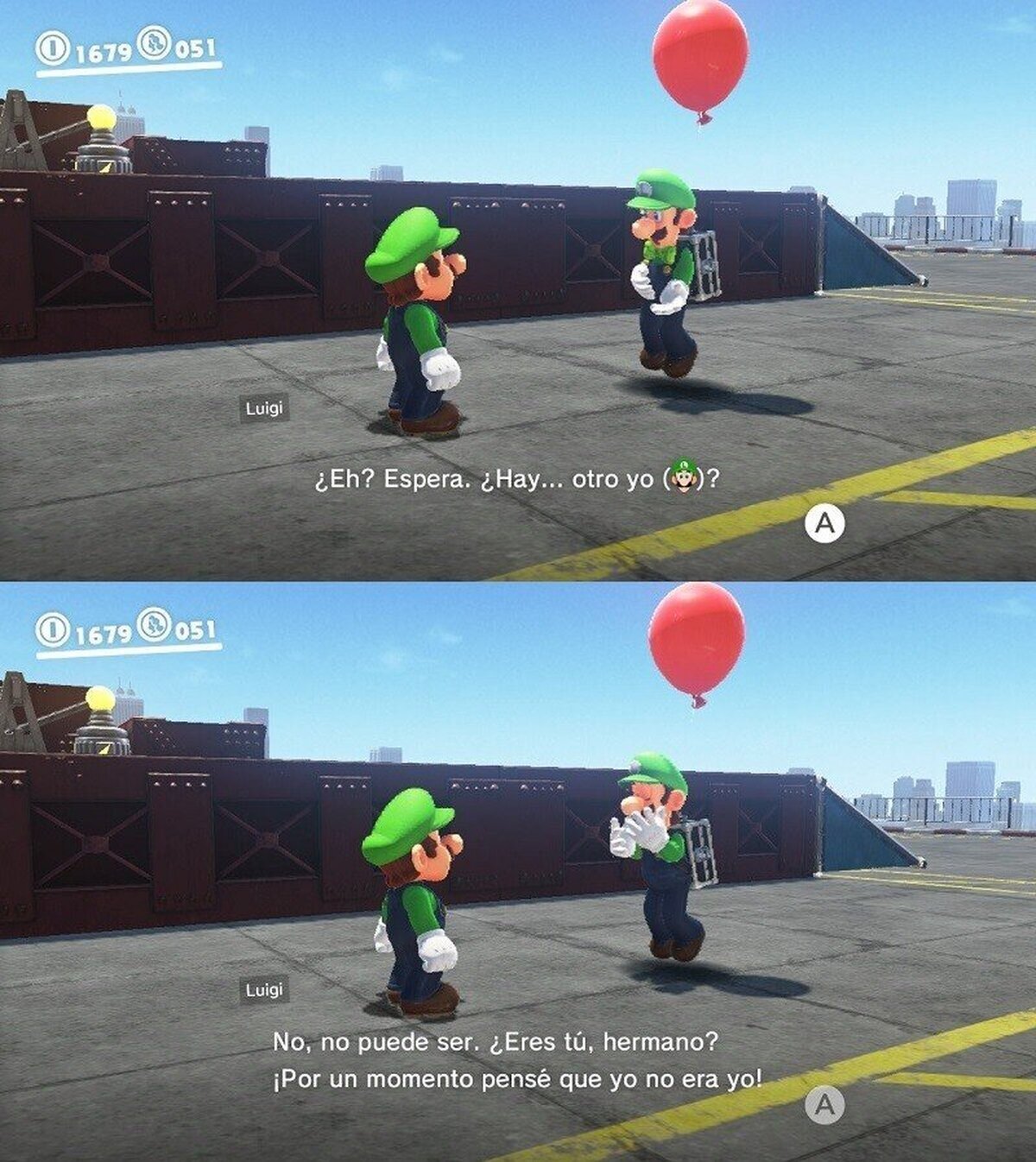 Luigi es bastante fácil de engañar… 