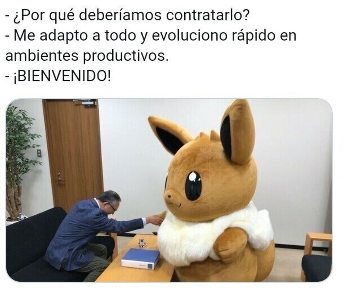 Así Game freak contrato a eevee 