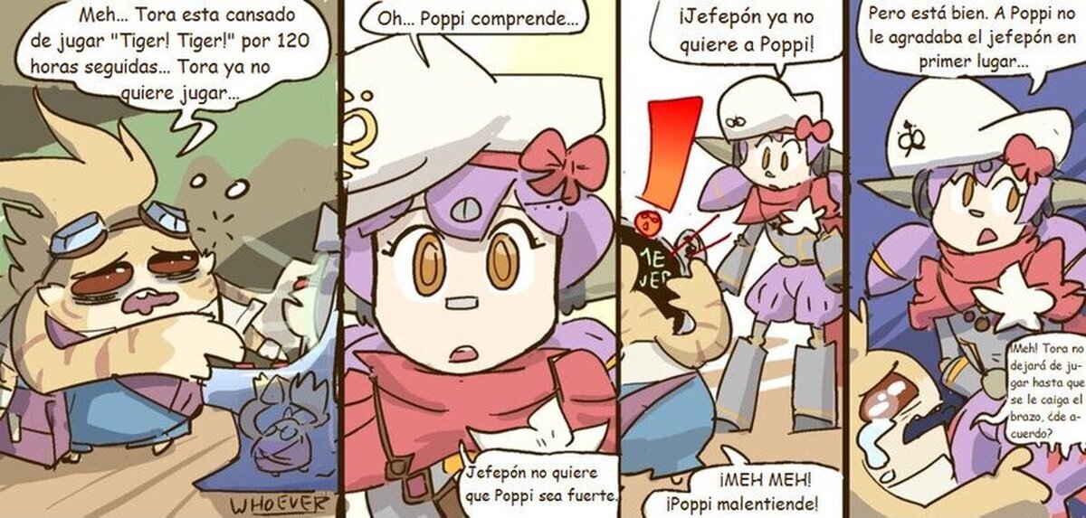 Poppi sabe como conseguir lo que quiere