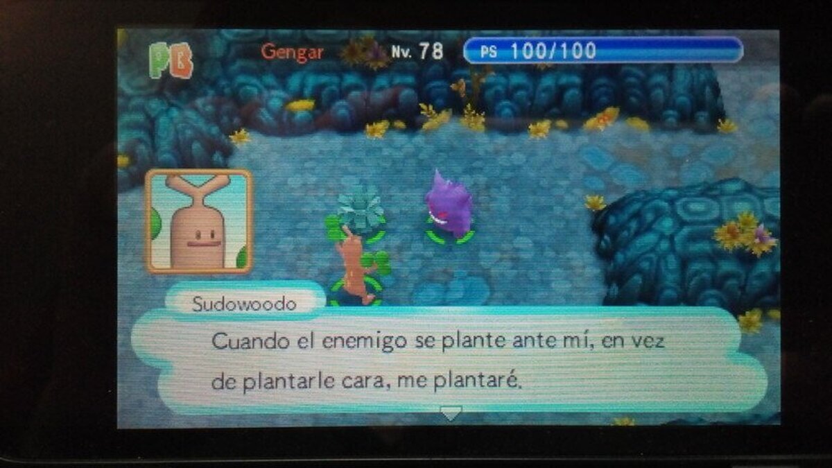 Sudowoodo siempre nos dejará plantados