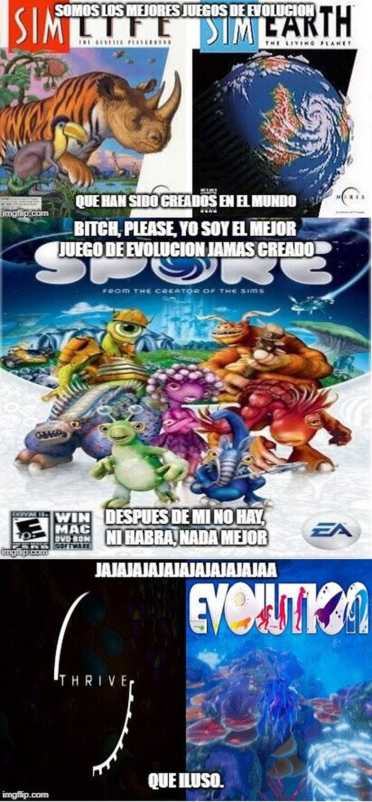 Todo evoluciona, Spore