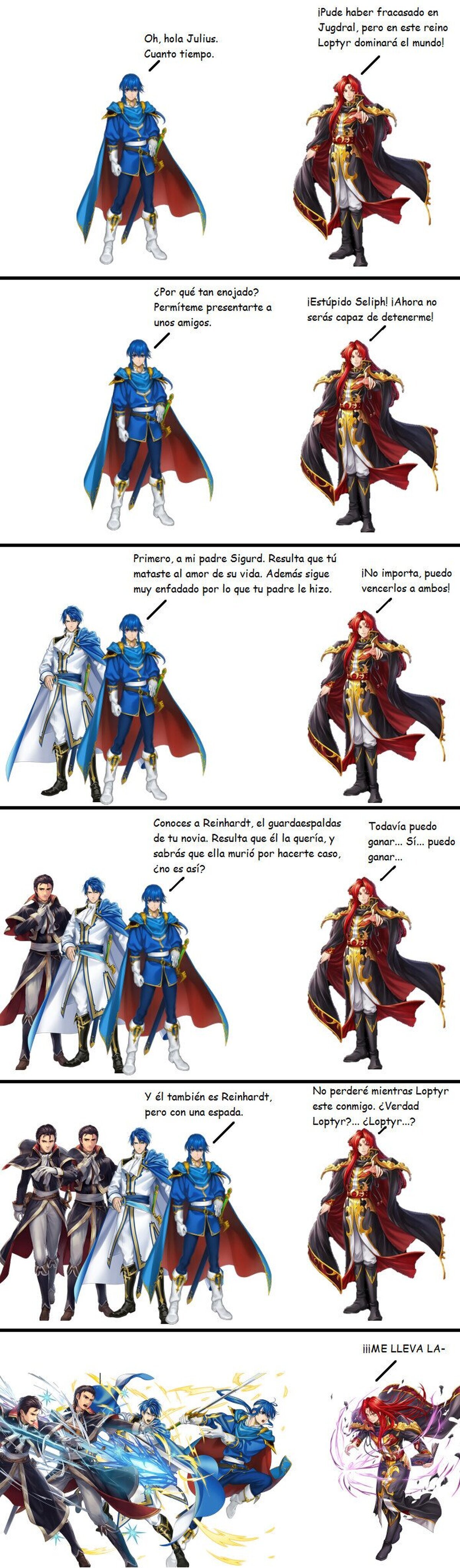 El reencuentro de Seliph y Julius