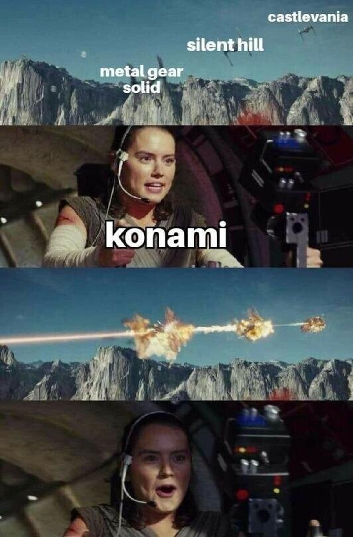 Konami está tan confusa que se hirió a sí misma