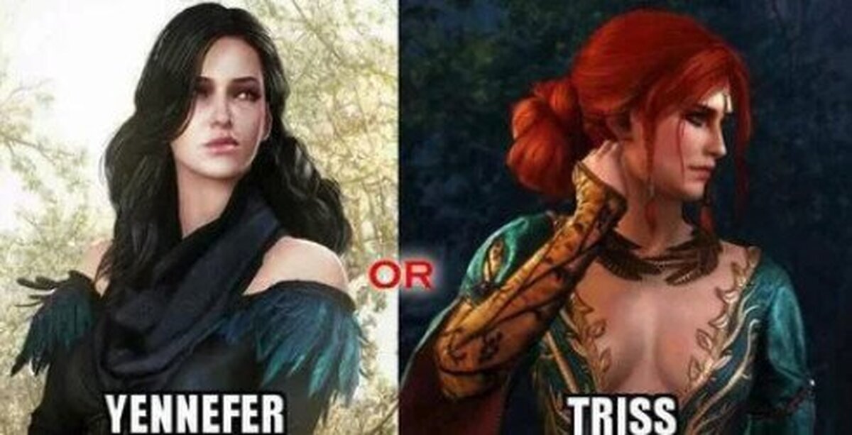 ¿Con cuál debería quedarse Geralt? Razona tu respuesta