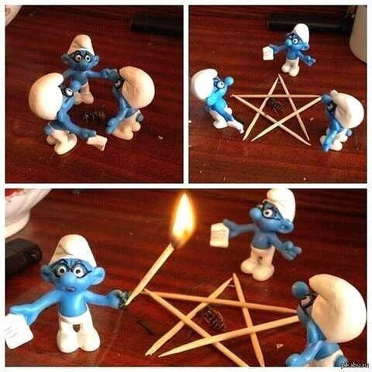 Los pitufos tienen un plan oscuro