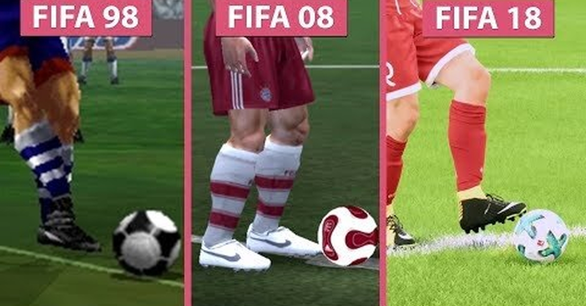 Así han evolucionado los gráficos de FIFA en los últimos 20 años