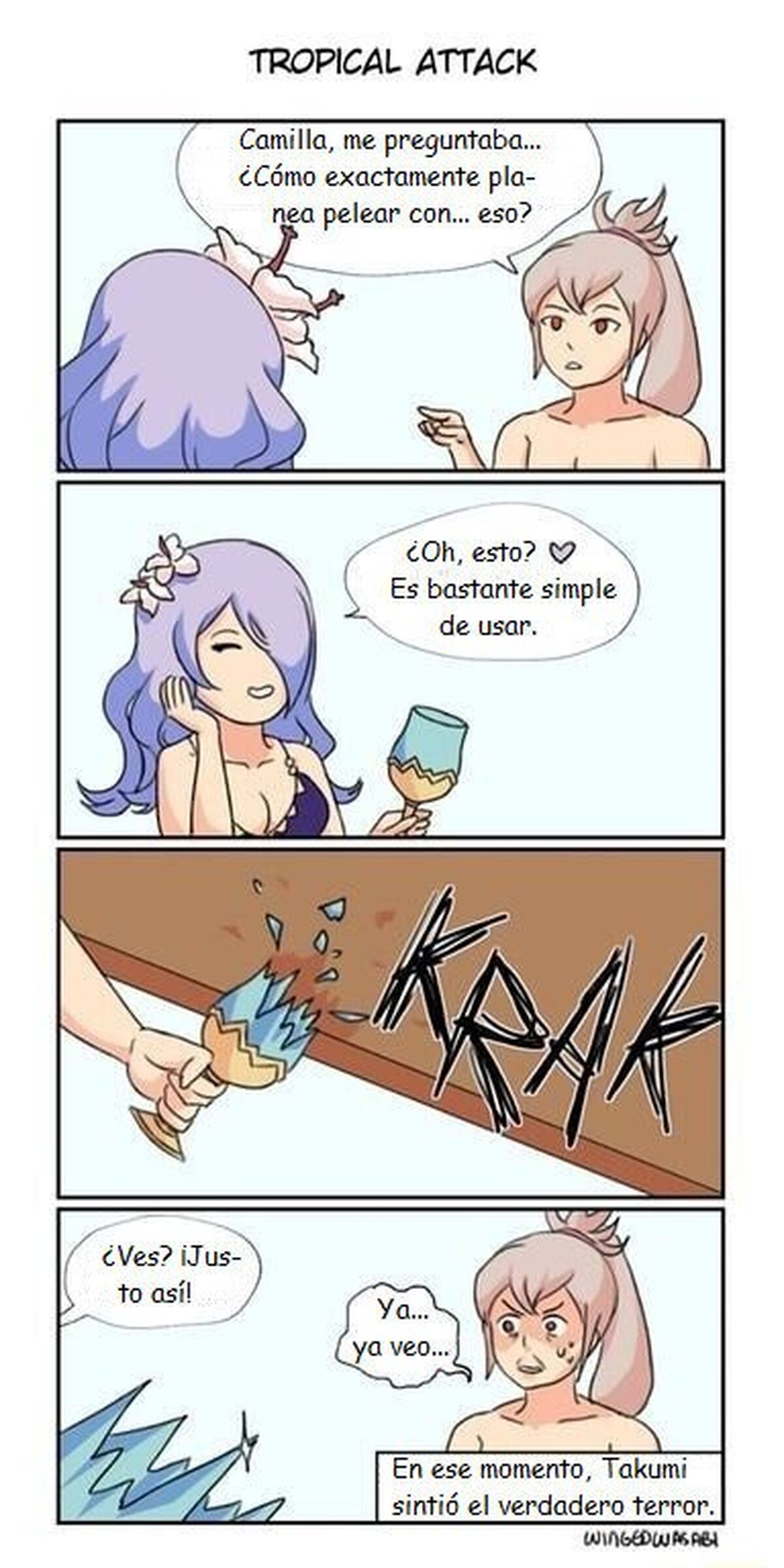 Recuerda: no la hagas enfadar. Por Wingedwasabi