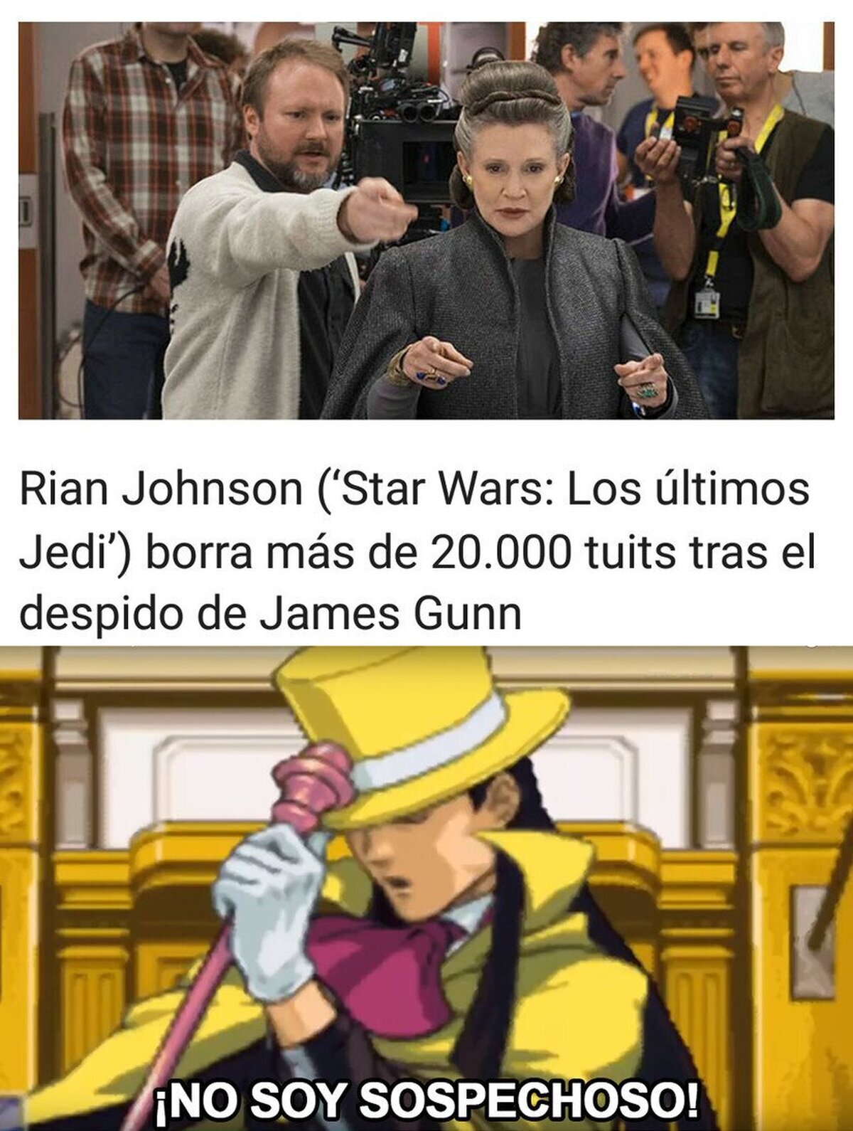 Como ven no es sospechoso