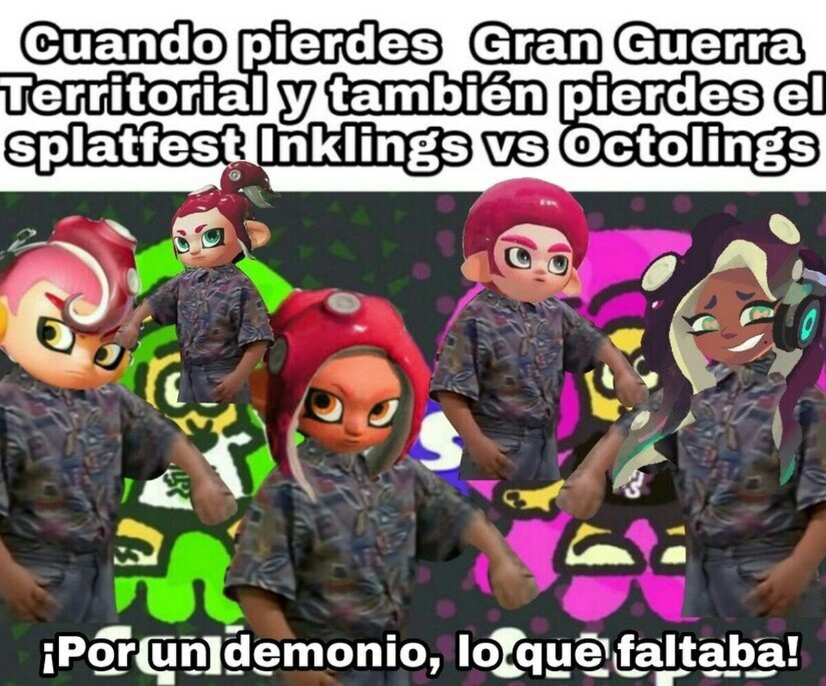 Los octolings están destinados a perder contra los inklings