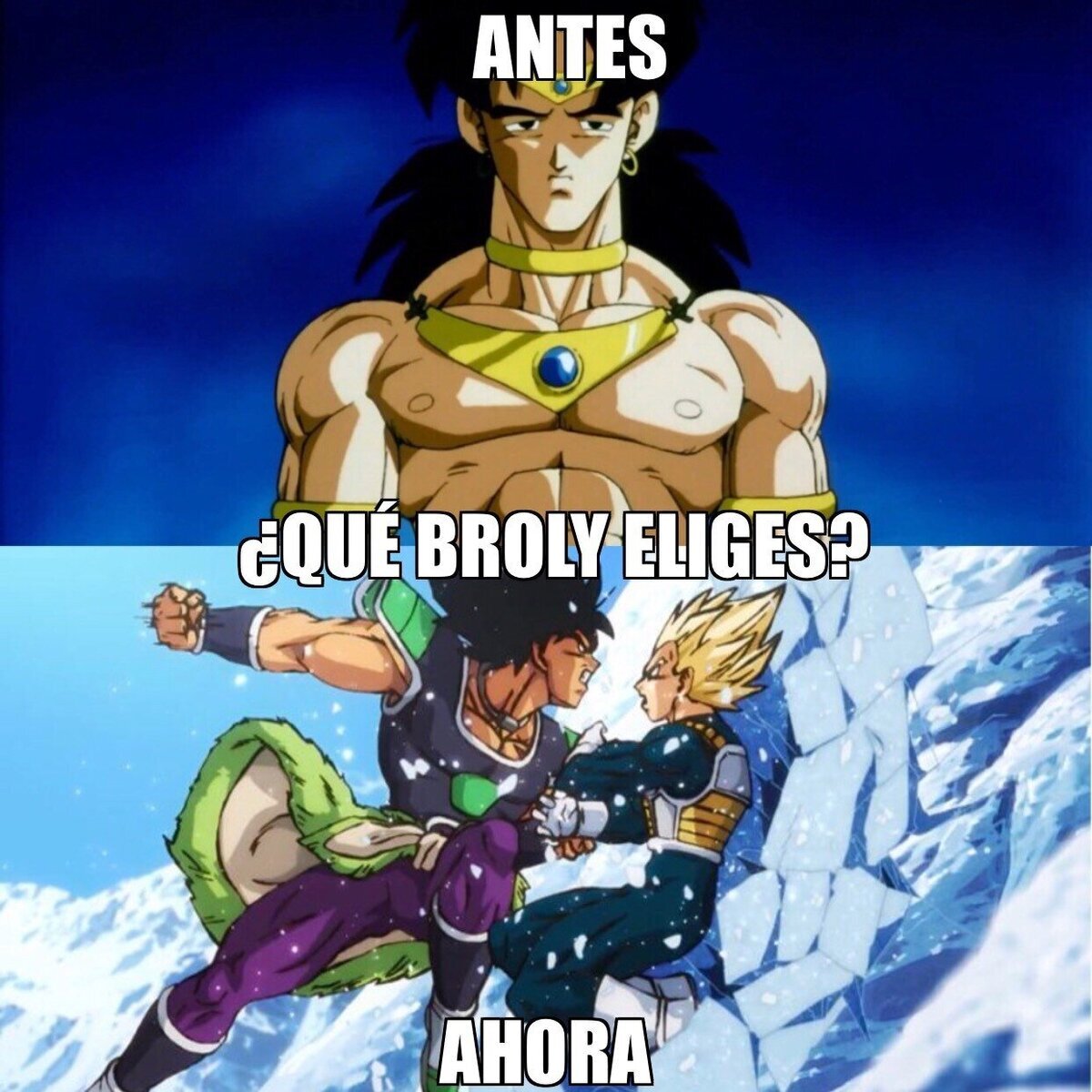 ¿Qué Broly eliges?