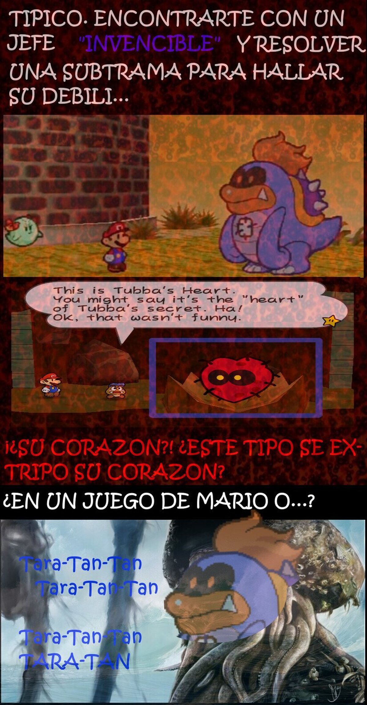 Parece que encontramos su gran debilidad... 