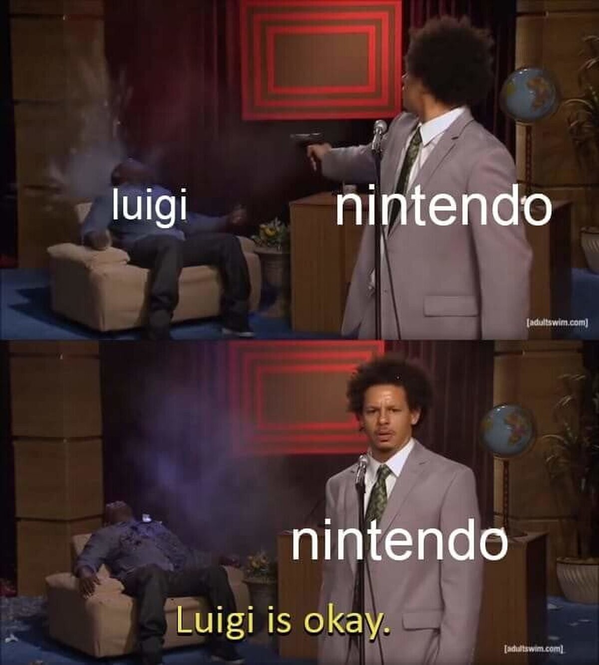 Luigi está bien!!! todo bien!!