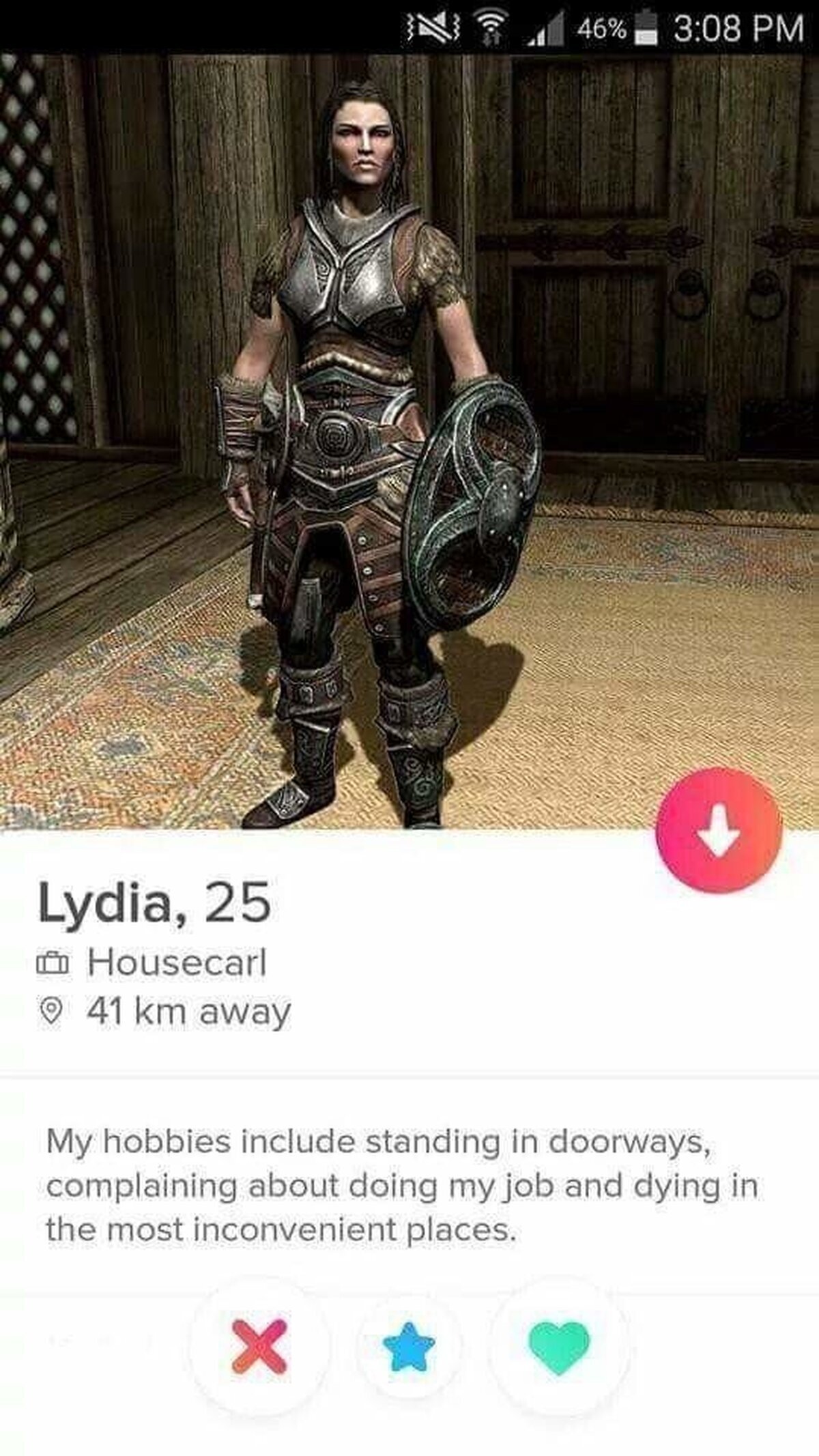 Mirad a quién me he encontrado en Tinder